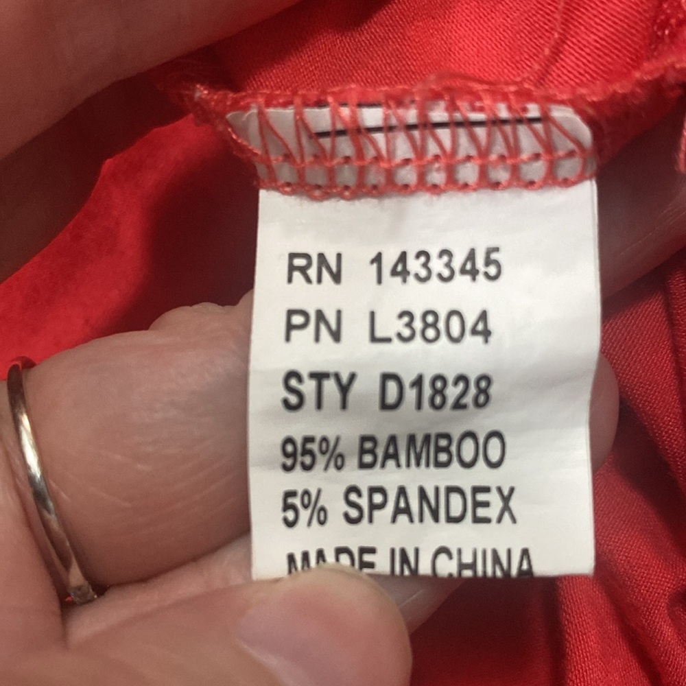 Piko 1988 Coral Boatneck Stretchy Knee Length Dress Size Large - Picture 6 of 7